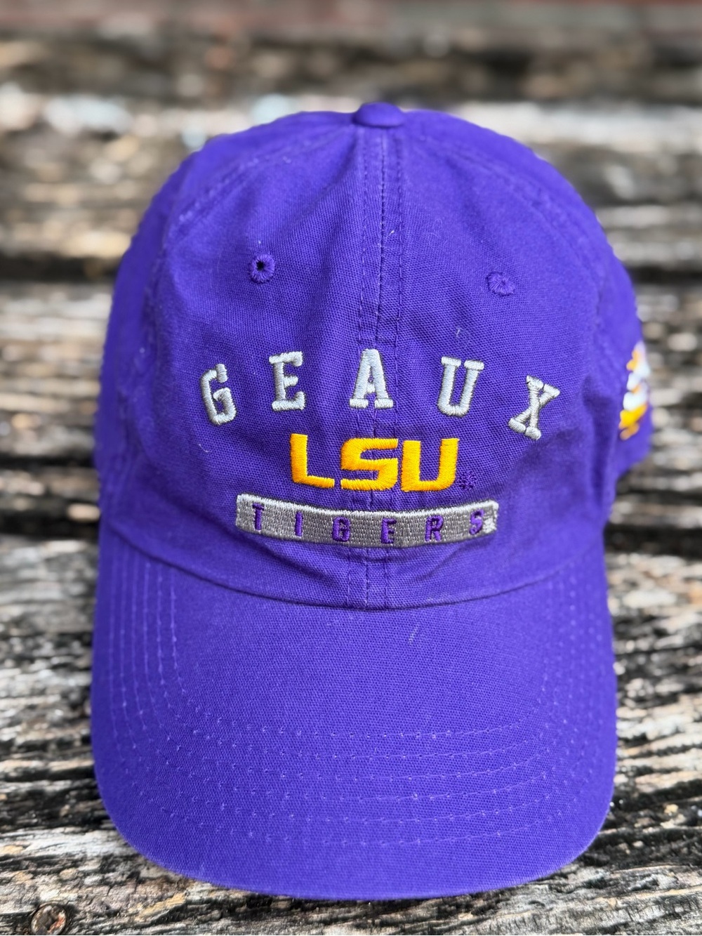 Captivating LSU Tigers Purple 'Geaux Tigers’ Adjustable Baseball Cap Hat BT1